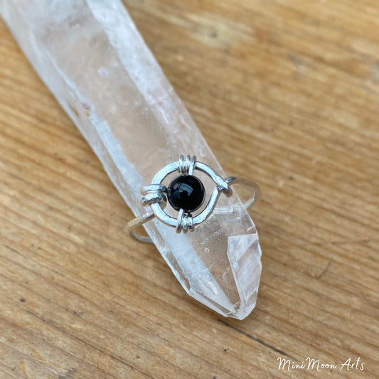 Orb Crystal Fidget Ring